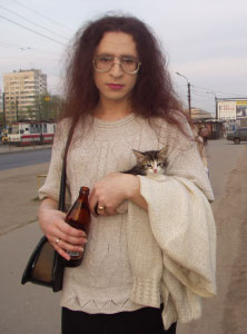 Яна и котенок